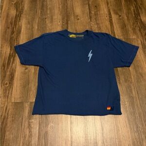 Aviator Nation Boyfriend Tee Blue Medium